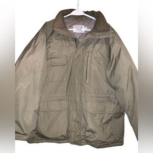 Cabela’s Army Green Pacific Northern Goose Down Coat Size XL